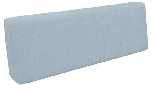 POKAR Palettenkissen Palettenauflagen mit abnehmbarem Bezug Palettenauflage Palettenmöbel Palettensofa, Rückenlehne 120x40, Blau