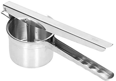 Potato Masher Stainless Steel Manual Mashed Potato Machine Hand Kitchen Food Strainer Squeezer for Potatoes