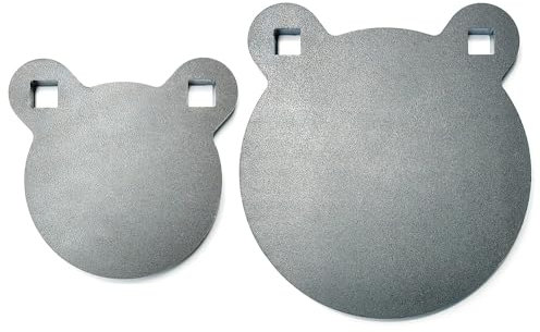 AR500 Steel Targets 3/8 Inch Gong, FULLBOW Steel Shooting Target Stand Kit, Magnetic Target Stencils, Steel Target Hangers, Sold Separately