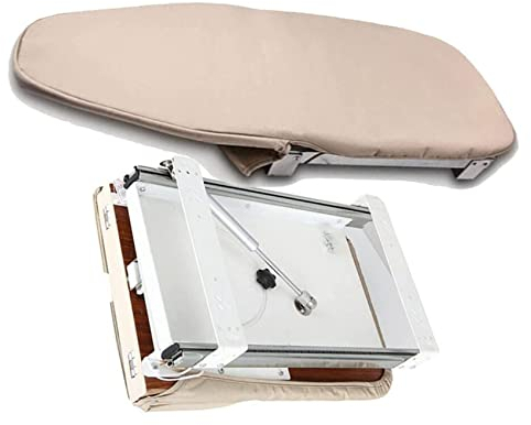 Table à repasser Table à Repasser rétractable à Repasser rétractable Placard à Retirer dans l'armoire Facile à Installer,Planche à Repasser Pliable pour Meuble, Table de Repassage avec Housse Compact