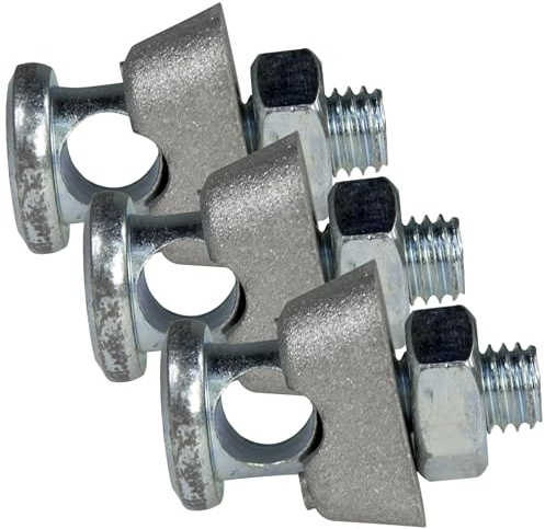 as - Schwabe Erdklemme, Anschlussklemme für Erdungsstange/Kreuzerder, 1 Stück, 20117 (Packung mit 3)