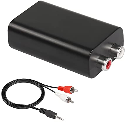 CERRXIAN Ground Loop Noise Isolator, 2 RCA Noise Filter Canceller Eliminator, verwendet EIN Klinken-Audiokabel, um Brummgeräusche von Auto-Audiosystemen/Heimstereoanlagen zu eliminieren