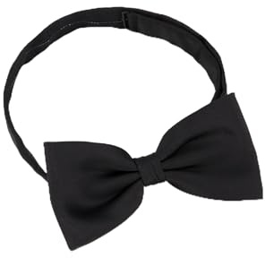 JP 1880 Herren große Größen Übergrößen Menswear L-8XL Fliege mit Ankerband, reine Seide schwarz 1Size 809044130-1