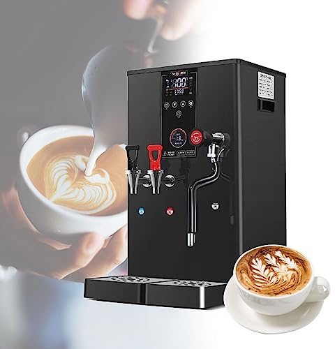 Montalatte Commerciale, Montalatte Automatico Macchina For La Schiumatura Del Caffè Elettrica Macchina For Bolle Di Latte A Vapore Professionale In Acciaio Inossidabile For Caffè, Latte (Color : 110V