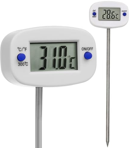 GreenBlue GB382 Termómetro/Sonda para Alimentos Longitud de la Sonda 15 cm Rango de Temperatura -50 °C a +300 °C Precisión 0,1 °C