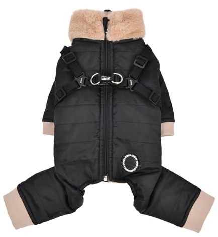 EVERSON Svart XL Hundkappa
