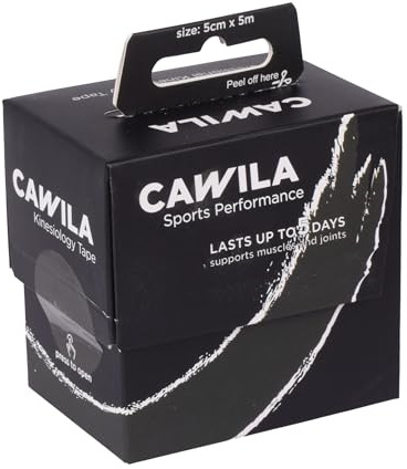 Cawila Liga Kinesiology Tape, 5,0cm x 5m Kinesio-Tape, Sporttape zur Muskelunterstützung