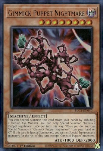YU-GI-OH! Gimmick Puppet Nightmare (Silber) - BLC1-EN040 - Ultra Rare - 1. Auflage