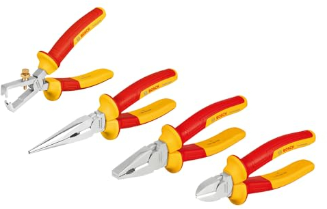 Bosch Professional Set di pinze VDE (4 pezzi)