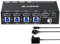 YOUTINGHDAV KVM Switch 4 PC 1 Monitor HDMI 8K@60Hz 4K @ 120Hz, KVM Switch 4 Port HDMI 2.1, EDID emulador para 4 ordenadores de sobremesa/ordenador portátil compartir teclado con mando a distancia con
