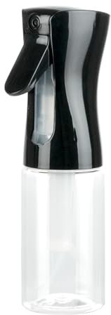 Spray Bottle Salon Pulvérisateur de Coiffure, Bouteille de Brumisateur d'eau, Flacon Spray Vide, Vaporisateur Brumisateur Cheveux, Hairstyling de Coiffeur Pulvérisateur D'eau Vide,160ML - Translucide