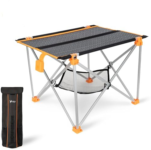 STERNULA Solar Campingtisch faltbar klein leicht I 33W Solarpanel USB und Klapptisch I Outdoor Ausrüstung Ultraleicht I Solar Ladegerät für Handy I Camping Zubehör