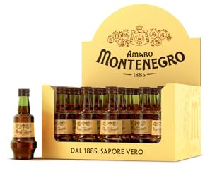 Amaro Montenegro 5 cl - Confezione da 20 bottigliette mignon - 23% Vol