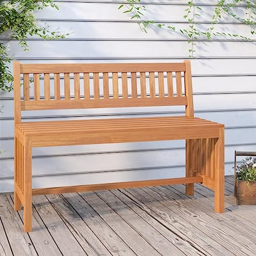 LLEZKBR Furniture Select-Gartenbank 110 cm Massivholz Eukalyptus