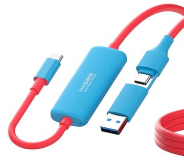 Hagibis USB3.0 Video Capture Card, All in One USB C to USB A/USB C 1080P@60fps Live and Record Video Audio Game for Car Quest 3 VR Switch PS4/5 ROG Ally Steam Deck (SWC11)