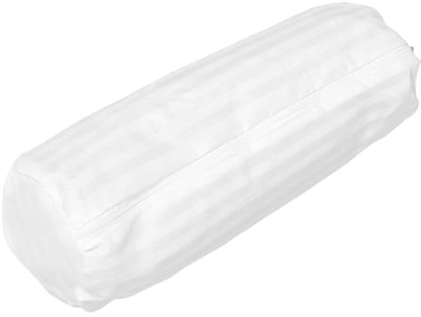 TOPBATHY Nackenkissenbezug Mit Reißverschluss 15X50Cm Weicher Rundhals Roll-Kissenbezug Für Nackenstütze Waschbar Und Atmungsaktiv