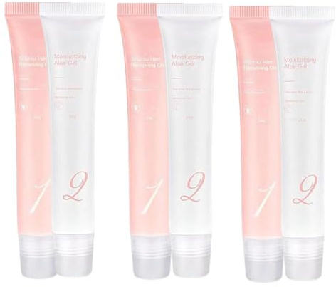 Alisweet Hair Removal, Alisweet Hair Removal Cream, Facial Hair Removal Kits, Gentle Painless Facial & Body Hair Removal Gel, Lasting Smoothing Skin, Suitable for All Skin (3set)