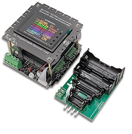 POOIQX 150w Tout-en-Un 20a Bluetooth DC Pouvoir USB Testeur Charge électronique Compteur de décharge de la Batterie de la Batterie Lithium,Forte Durabilité(New 150W add Box)