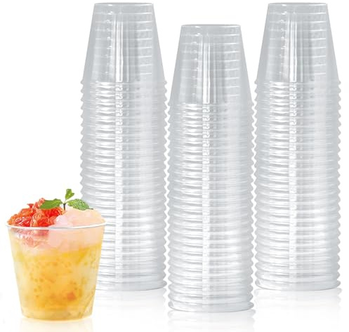 mauepersu 100 vasos reutilizables de 30 ml, vasos de chupito de plástico, irrompibles para vino, café, bebidas, batidos, degustación, fiestas