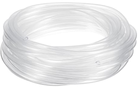 PATIKIL 10M Air Conditioner Drain Hose 5mm ID x 8mm OD Leakproof PVC Clear Universal AC Drain Hose Pipe Replacement for Mini-Split Window AC Unit Parts Irrigation Washing Tube