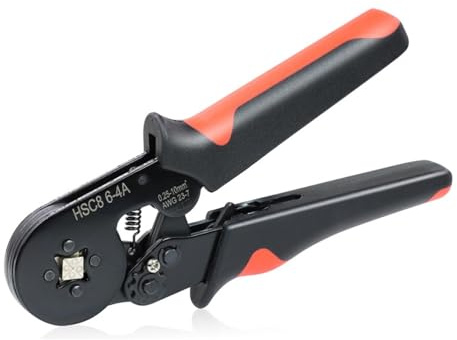 tenazas， Herramienta de engarce, manguitos de casquillo, herramientas de engarce de terminales, minialicates eléctricos HSC8 6-4/6-6, abrazadera de reparación de conexión de cables