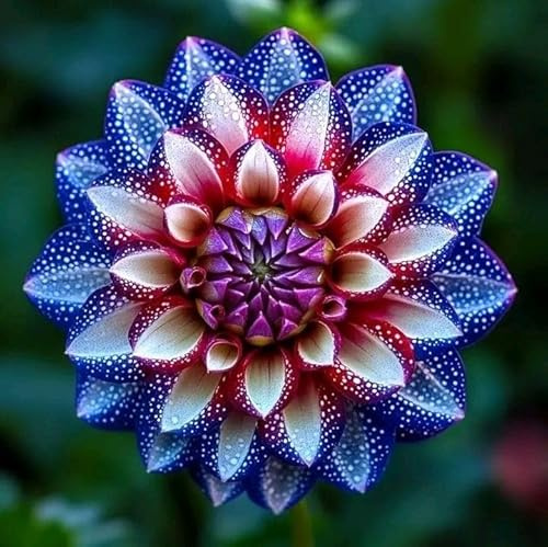 Blumenzwiebel Mix-Winterhart pflanzen,Luftreinigung, Lebende Pflanzen,Mysteriöse magische Glühbirne, Mehrjährige winterhart-2 Dahlien knollen