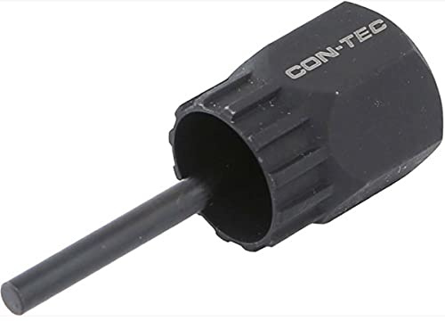 CONTEC Zahnkranz-Abzieher, gehärteter Stahl, für Shimano Kassettenzahnkränze, mit Führungsstift, geeignet für 24 mm Schlüssel