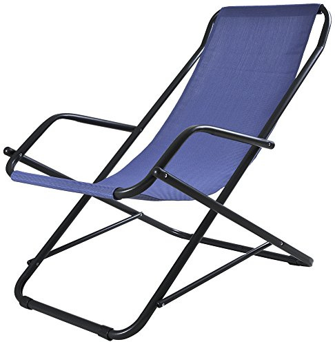 Stiliac Sdraio Dondolino Oscillante Swing blu tramato