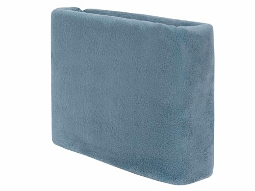 REVITEX - Sábana Bajera coralina Ajustable Paola Cama 90, de Microfibra poliéster, Color Azul, Muy cálida, Tacto Polar, 1 Pieza, válida para Largos 1,90 y 2 Metros, fácil de Lavar a máquina.