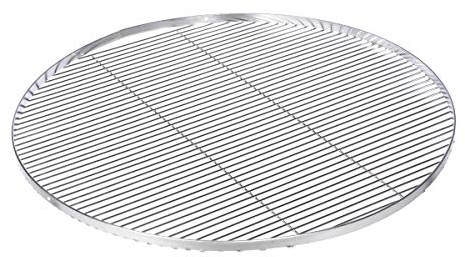 HeRo24 - Griglia di ricambio in acciaio INOX, con tre gambe, 80 cm