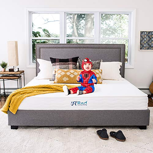 King Mattress,10 Inch Natural Latex Hybrid Gel Memory Foam, Individually Wrapped Pocket Coils Innerspring Mattress, Pressure Relief, Back Pain Relief