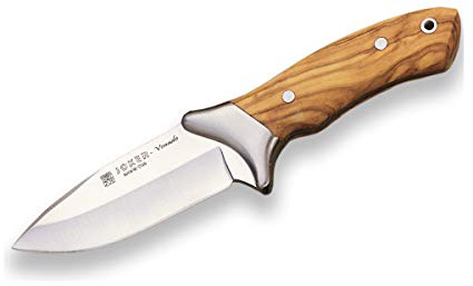 joker Coltello da caccia Venison, con cache di legno d'ulivo e lama MOVA 11 cm, ghiera in acciaio inox, 236 grammi, CO06 per attività di Pesca, l'Escursionismo, Il Campeggio