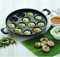 Will and Weaves Appam Maker Indian Snack Maker12 Pit Non Stick Appam Patra with Stainless Steel Lid Chetty Paniyaram Paniyarrakal Patra