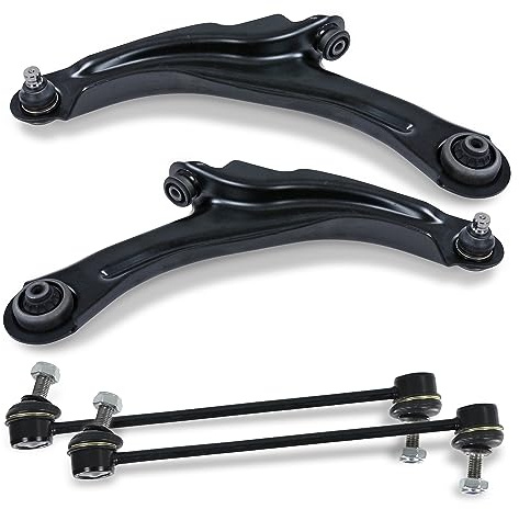 ATEC Germany 2x braccio di controllo assale anteriore inferiore destro e sinistro, 2x barra di accoppiamento anteriore Compatibile con RENAULT CLIO IV (BH_), ZOE (BFM_)