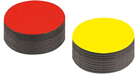 20 Wendeplättchen gelb/rot - Ersatzmaterial | Wiemann Lehrmittel