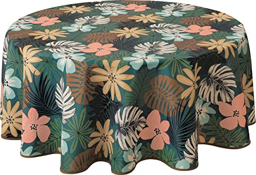 Le linge de Jules Nappe Anti-Taches Equateur - Ovale 150 x 240 cm