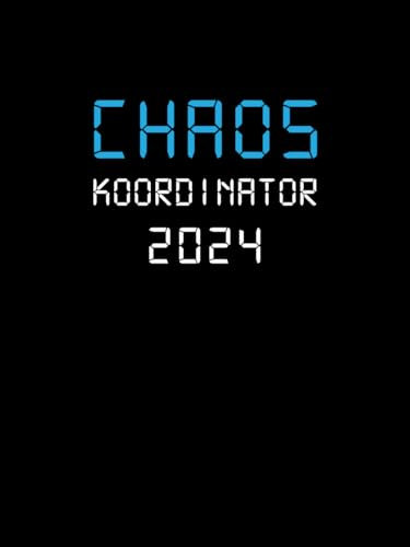 Chaos Koordinator Tagesplaner 2024 1 Tag 1 Seite: Buchkalender XXL Din A4, 12 Monate, Terminplaner mit Uhrzeit, Zusätzlich zu Feiertagen, To do, wichtigen Notizen