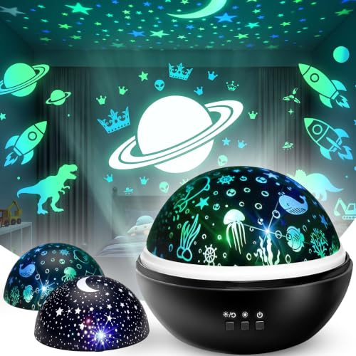 Retoo Sternenhimmel Projektor Galaxy Star Projector LED Starry Sternenprojektor Polarlicht Lampe Nachtlicht für Kinder Party, Dekoration Weihnachten Erwachsene Schlafzimmer 360° Drehen USB