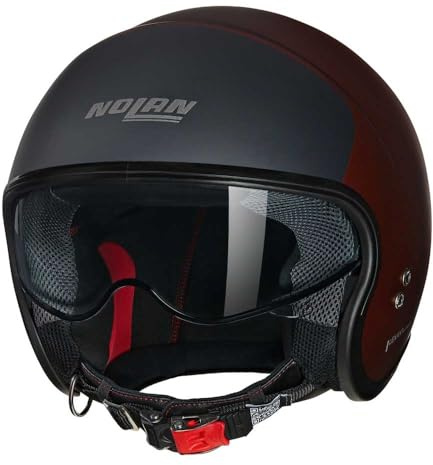 NOLAN HELMET N21 06 VERNICIATURA SPECIALE 351 M, Visceral Red/Black