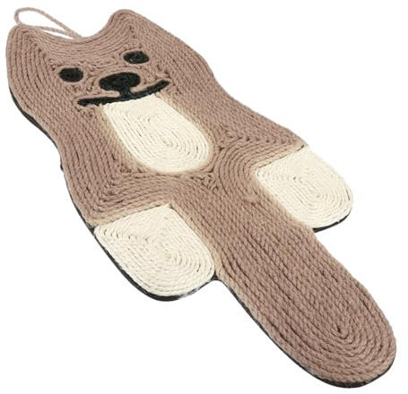 Happyyami Sisal Kratzmatte Katzenkratzbrett Sisal Kratzkissen Zum Hängen Oder Aufstellen Vielseitiges Katzenspielzeug Für Haustiere