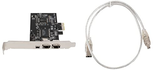 Gokeet Scheda Firewire 1394, PCIe 3 Porte Scheda di Espansione Firewire 1394A, Controller Adattatore PCI Express A IEEE 1394 Esterno