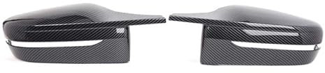 WBLDP-SDGT Auto Spiegelkappen für BMW 3 5 7 Series G20 G28 G30 G38 G11 G12, Backup Rückspiegel Abdeckung Gehäuse Kappe Abdeckungen Car Accessories,A Carbon Fiber