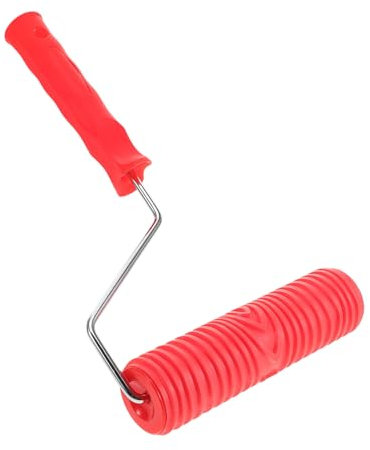 Holibanna per goffratura di schiuma rulli di arte decorativa di vernice di trama a parete di verniciatura strutturato gomma da cancellare rosso