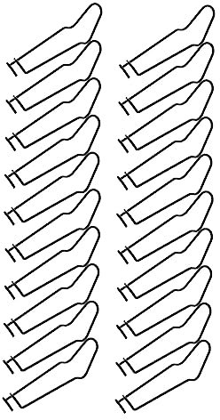 DECOMELODY 20piezas Hebillas Fijación Soporte Invernadero Unidades Acero Inoxidable Accesorios Soporte Invernadero Bricolaje