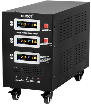 Kemot PROavr-10k Stabilizzatore di Tensione Automatico Trifase 10000VA URZ3437