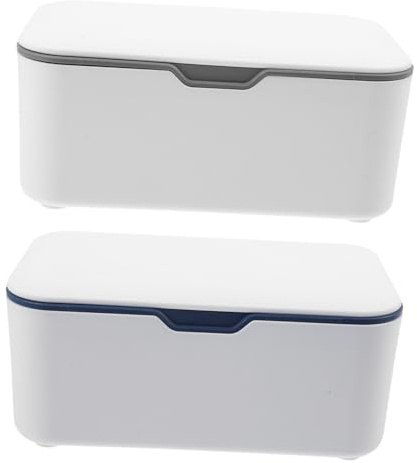 Beatifufu Scatola Porta Salviette Umidificate in Plastico Coperchio 2pezzi per Ragazzo Ragazza e Mamme