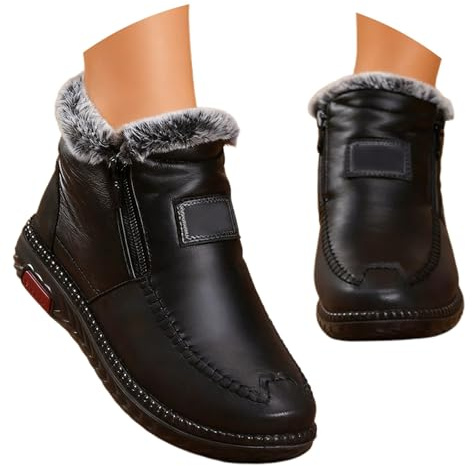 Apres Ski Femme Bottes De Neige Après Bottines Bottine Botte Raquette Chaussures Glacia Barefoot Fourrées Fourrée Imperméable Boots Chaussure D'hiver Apres-Ski Hiver Grand Froid Pour Chaude Randonnée