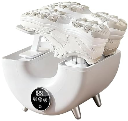 Electric Shoe Dryer Electric Boot Dryer, 400W Hydroelectric Separation Shoe Dryer with Water Collection Box, 3 Modes, 40-65℃ Temperature Control, Automatic Power Off for Hats, Socks, and Glo