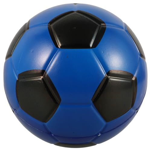 MUSISALY Pallone di Spugna 15cm in Schiuma, Calcio Morbido per Bambini | Gioco da Interno Silenzioso, Blu, Uso Versatile in Casa, Spiaggia e Piscina