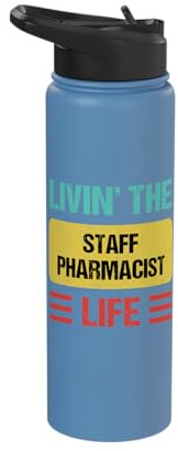 Staff Pharmacist Stainless Steel Insulated Water Bottle